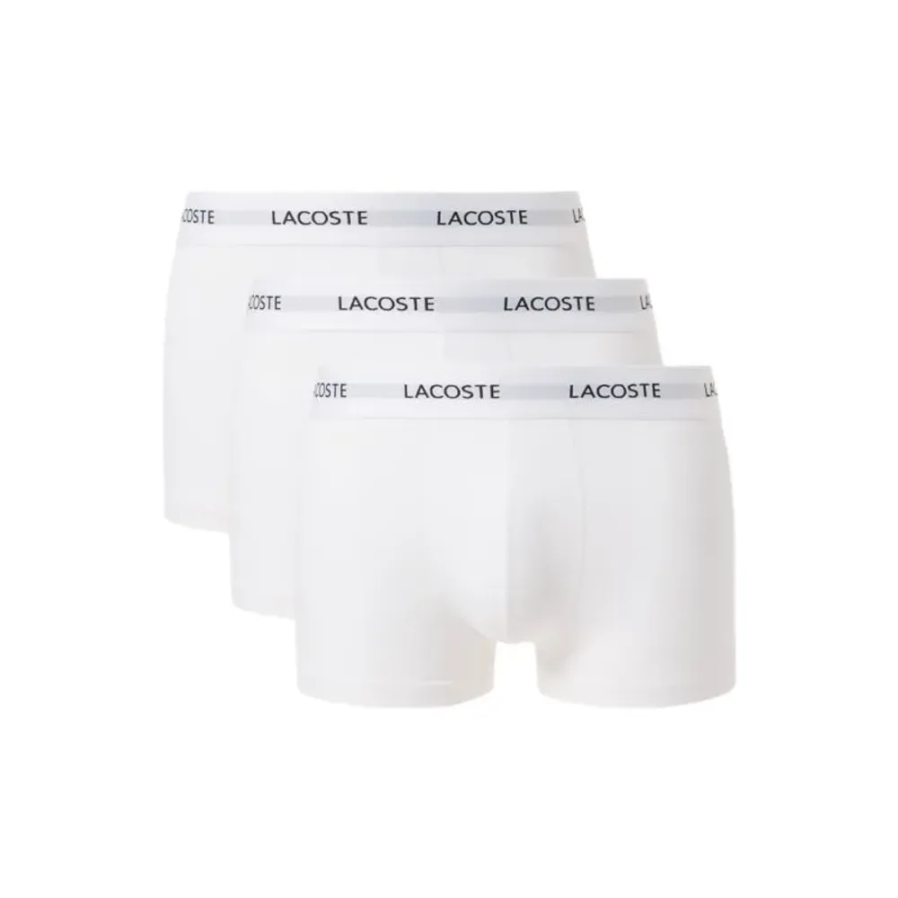 Мужские спортивные боксеры Lacoste Stretch Cotton Short 3P - white