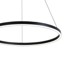 08213,19A(3000K) Подвес Тор черный d60 h150 Led 36W (3000K) 2 типа крепления