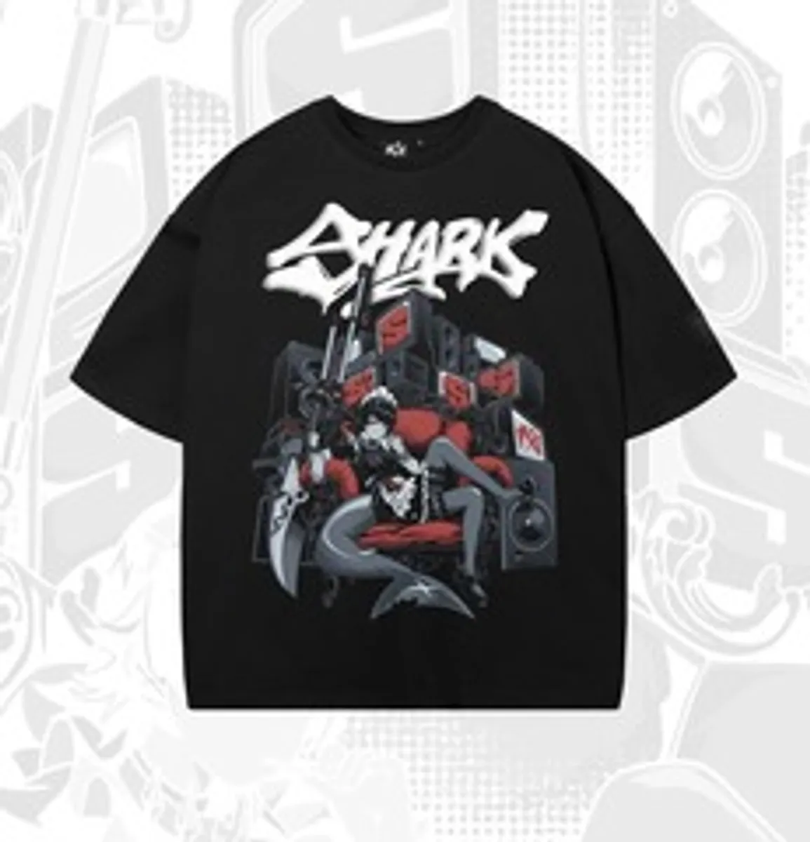 Футболка Оверсайз Zenless Zone Zero: Shark - S