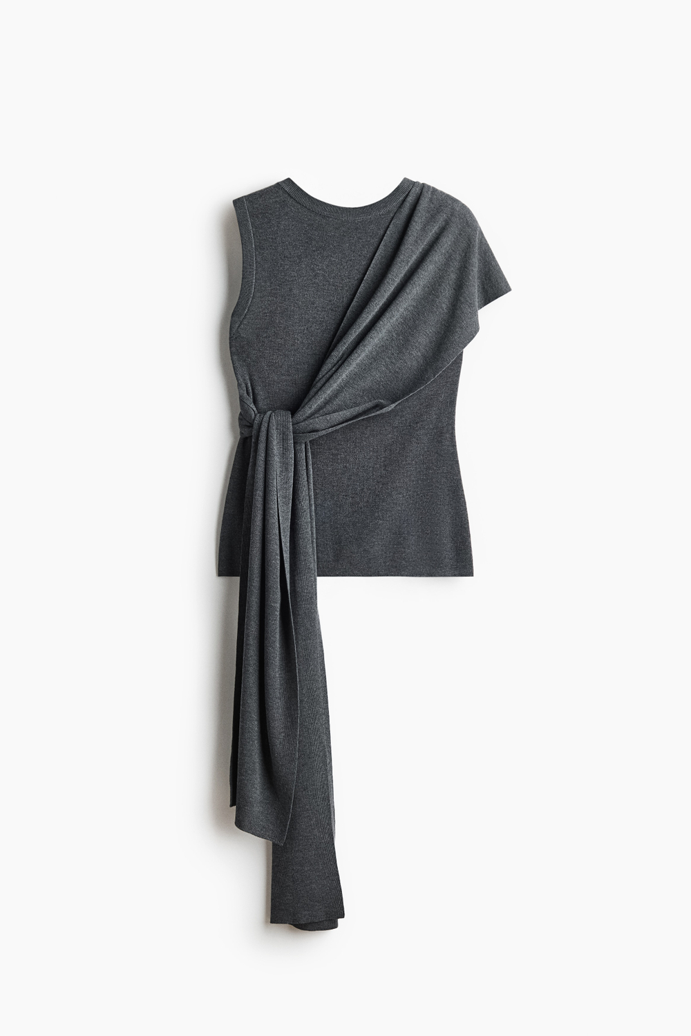 Тонкий трикотажный топ с завязками - H&M