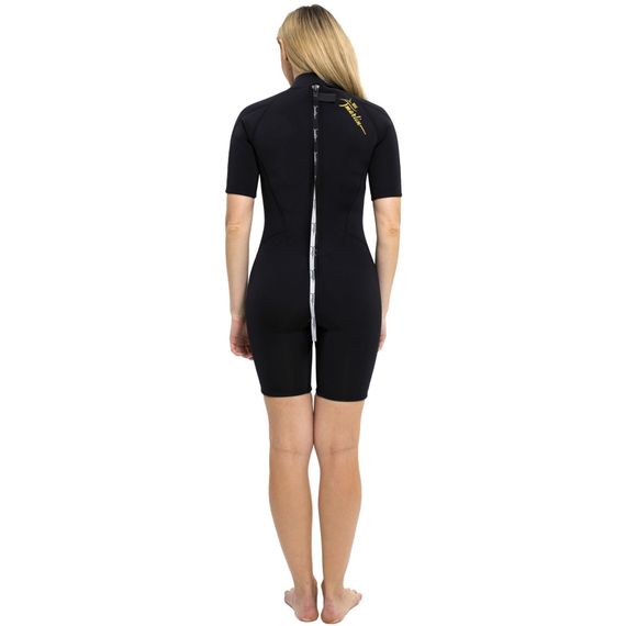 Гидрокостюм женский Marlin Malibu Ultra Shorty Lady 2,5 мм черно-золотой