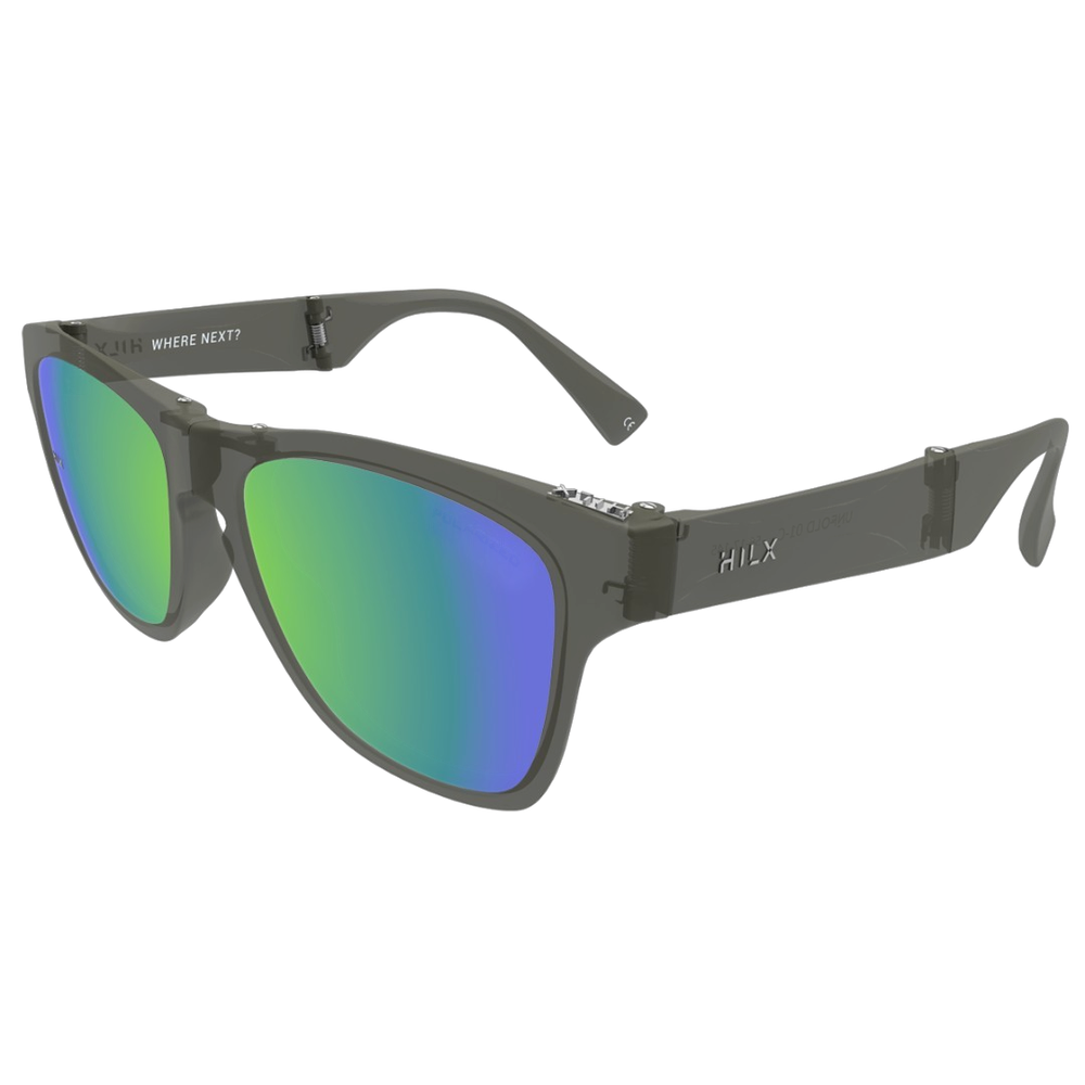 Спортивные очки HILX Unfold / Matt Grey / Green Lens
