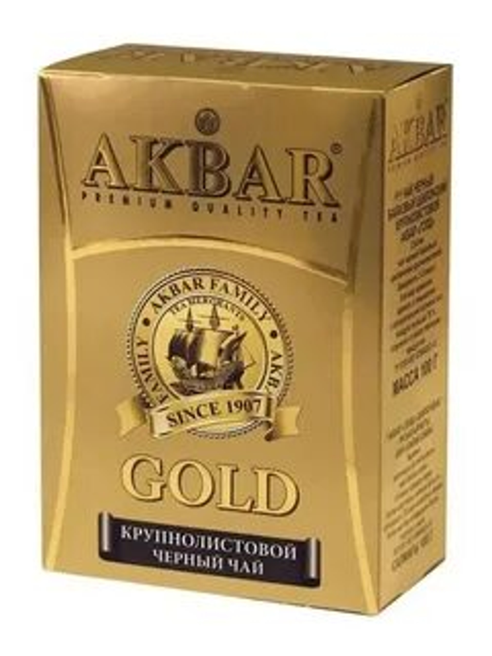 Акбар 100гр*14 черн.байховый крупн.лист ГОЛД