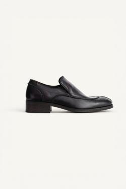 ZARA ЭЛЕГАНТНЫЕ КОЖАНЫЕ МОКАСИНЫ, ФИОЛЕТОВЫЙ