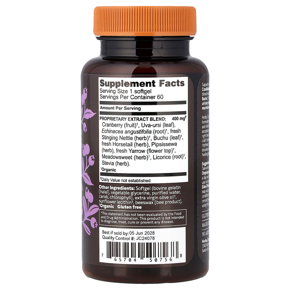 Herbs Etc., CranBladder ReLeaf®, 60 капсул