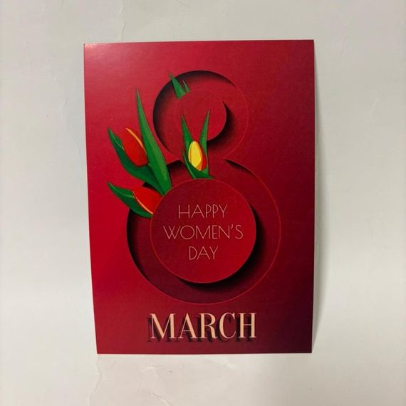 Açıqca \ Открытки \ Postcard 8 Мarch 4