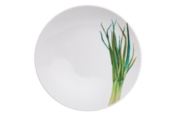 Тарелка для пасты 23см Noritake Овощной букет Зеленый лук