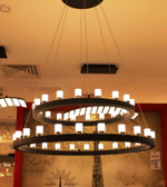 FontanaArte Chandelier Suspension lamp 2 levels