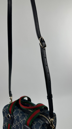 Сумка Gucci GG Denim Boston mini