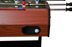 Игровой стол - футбол складной "Maccabi Mini" (121x61x81, махагон, складной)
