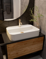 AQM 6210BG Siena Смеситель для раковины однорычажный 82мм, Brushed gold
