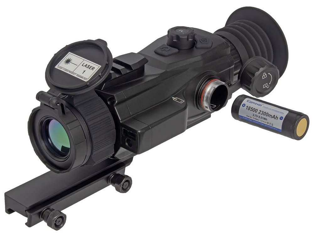 Прицел тепловизионный Gaut Jasper TS 225L x3.5-14, 256х192, AI 320x240, лазерный дальномер до 700м, ø25мм, 12μm ≤20 mk