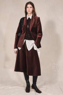 ZARA БАРХАТНЫЕ ШИРОКИЕ ШОРТЫ — LIMITED EDITION, БУРГУНДИ