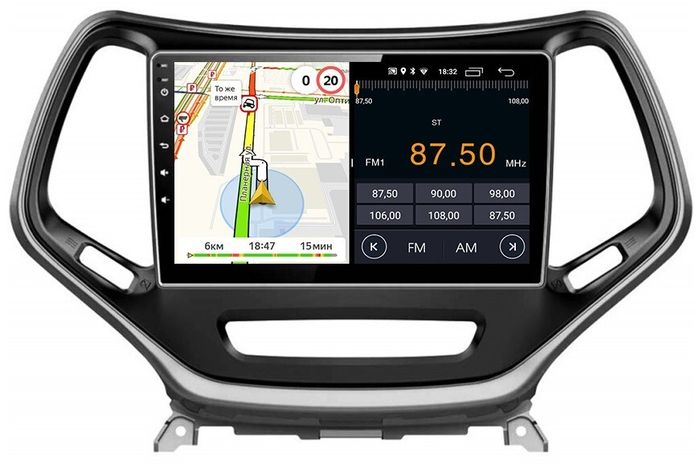 Магнитола для Jeep Cherokee 2014+ - Parafar PF999FHD на Android 13, CarPlay, 4G SIM-слот
