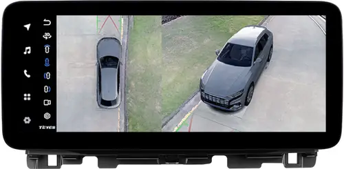Магнитола для KIA Optima 4 2016-2020 (ШГУ цветной) - Teyes LUX ONE 360 монитор 12.3", Android 10, Быстрая, CarPlay, 4G SIM-слот, 4 камеры в комплекте