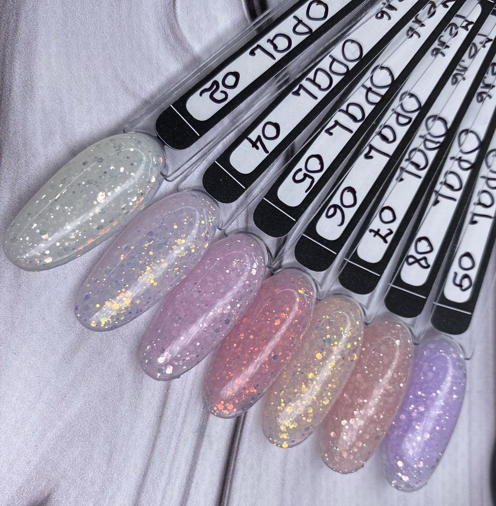 Grattol Gel Opal - Гель с шестигранниками 15мл