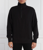 Свитер BADGE WAFFLE HALF ZIP CALVIN KLEIN JEANS - черный(J30J324315)