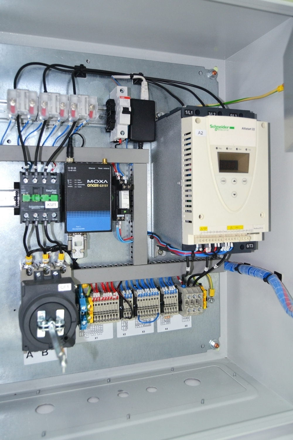 Станция (шкаф) управления и защиты HMS Control L4 - автоматика для погружного (ЭЦВ, Ciris, Гном) или центробежного (Д, К, СМ) насоса и его двигателя, c расширенными функциями