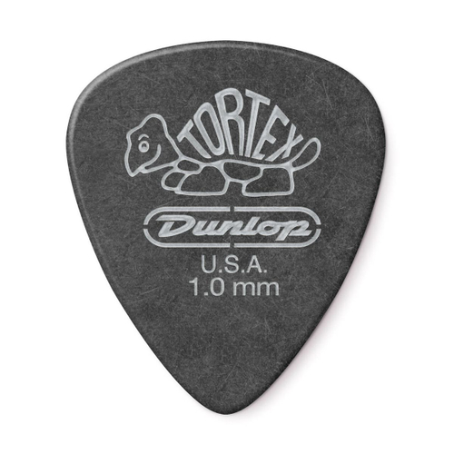 Dunlop 488P100 Tortex Pitch Black Standard 12Pack медиаторы, толщина 1 мм, 12 шт.