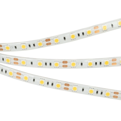 Лента RTW 2-5000SE 12V Cool 2x (5060, 300 LED, LUX) (Arlight, 14.4 Вт/м, IP65)