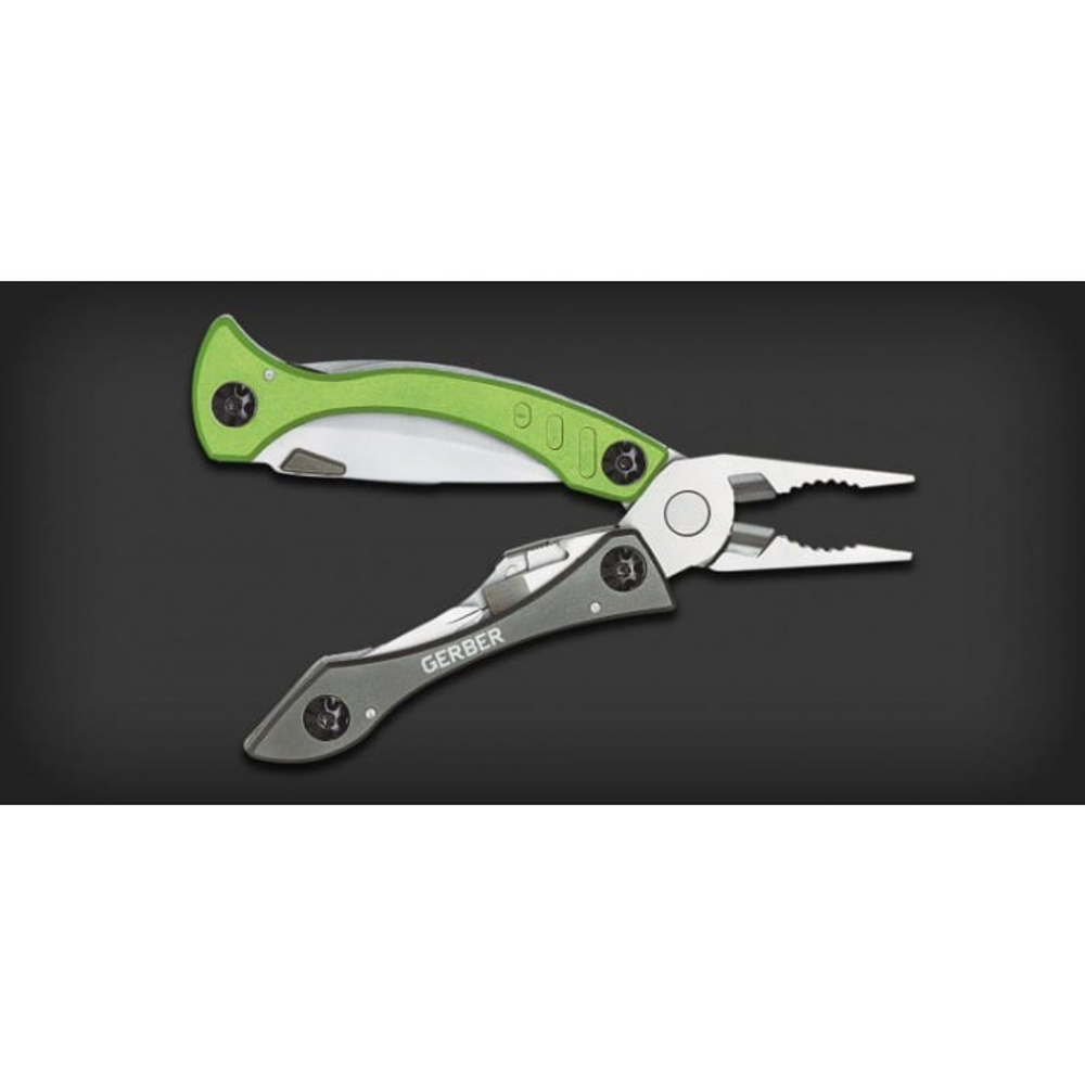 Мультитул Gerber Outdoor Crucial Tool, зеленый, блистер, 31-000238