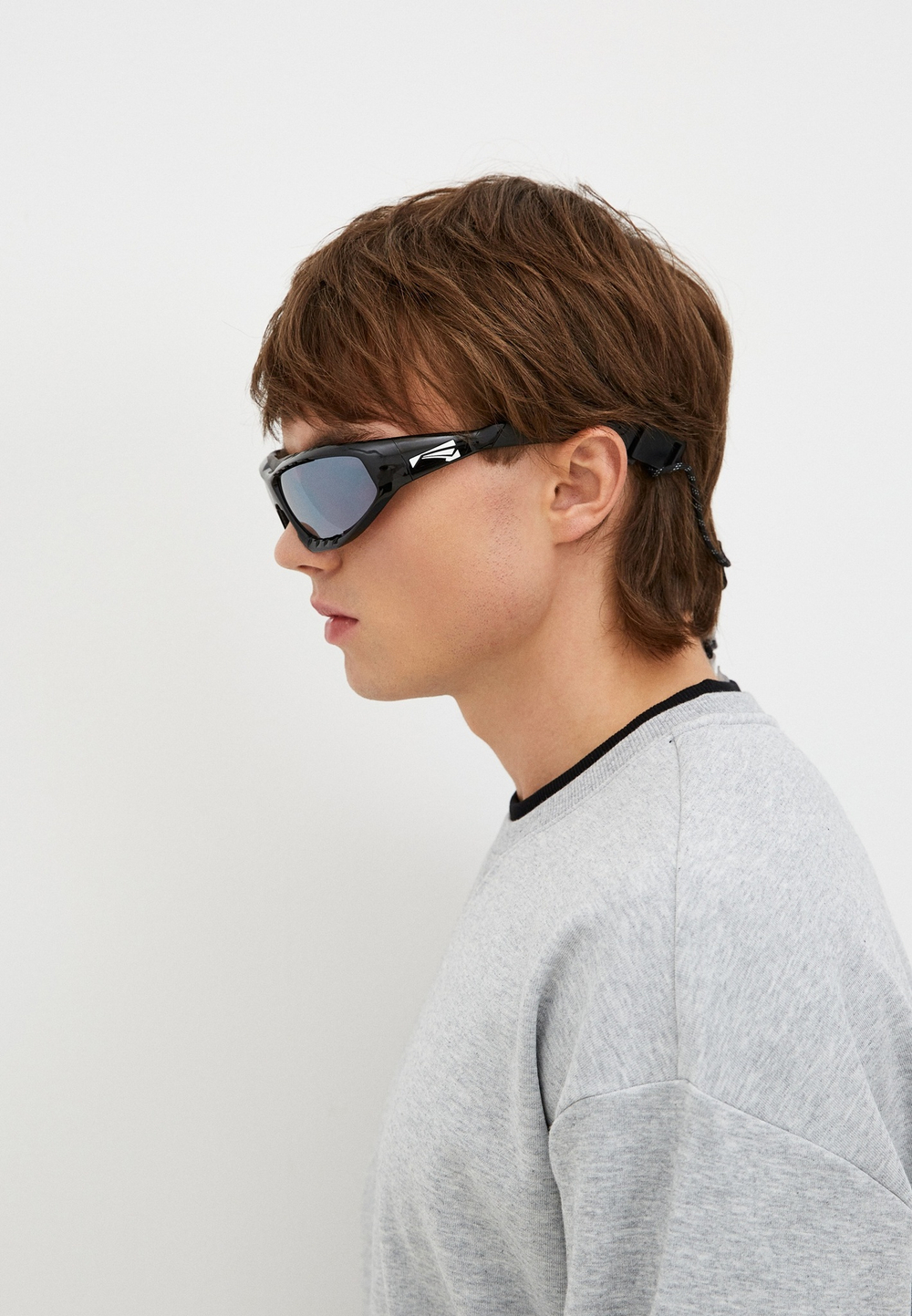 Спортивные очки LiP Surge / Gloss Black - Black / PC / VIVIDE Copper Smoke Silver Mirror Lens