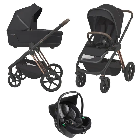 Коляска 3 в 1 Espiro Miloo 2.0 Diamond Black (310)