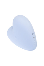 Вакуум-волновой бесконтактный стимулятор клитора Satisfyer Cutie Heart голубой