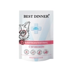 BEST DINNER Vet Profi Gastrointestinal Влажный корм для кошек с ягнёнком в соусе 0,085 кг