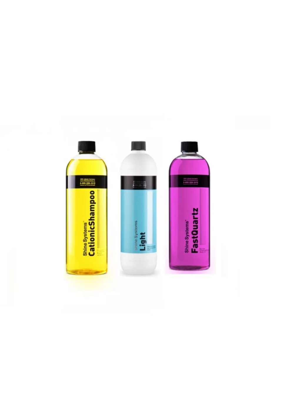 Набор для трехфазной мойки FastQuartz + CationicShampoo+ Lig