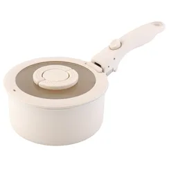Ковш с крышкой и съемной ручкой smart ceramic, D18 см