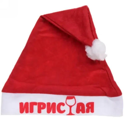 Колпак новогодний текстильный «Игристая» 29х37см