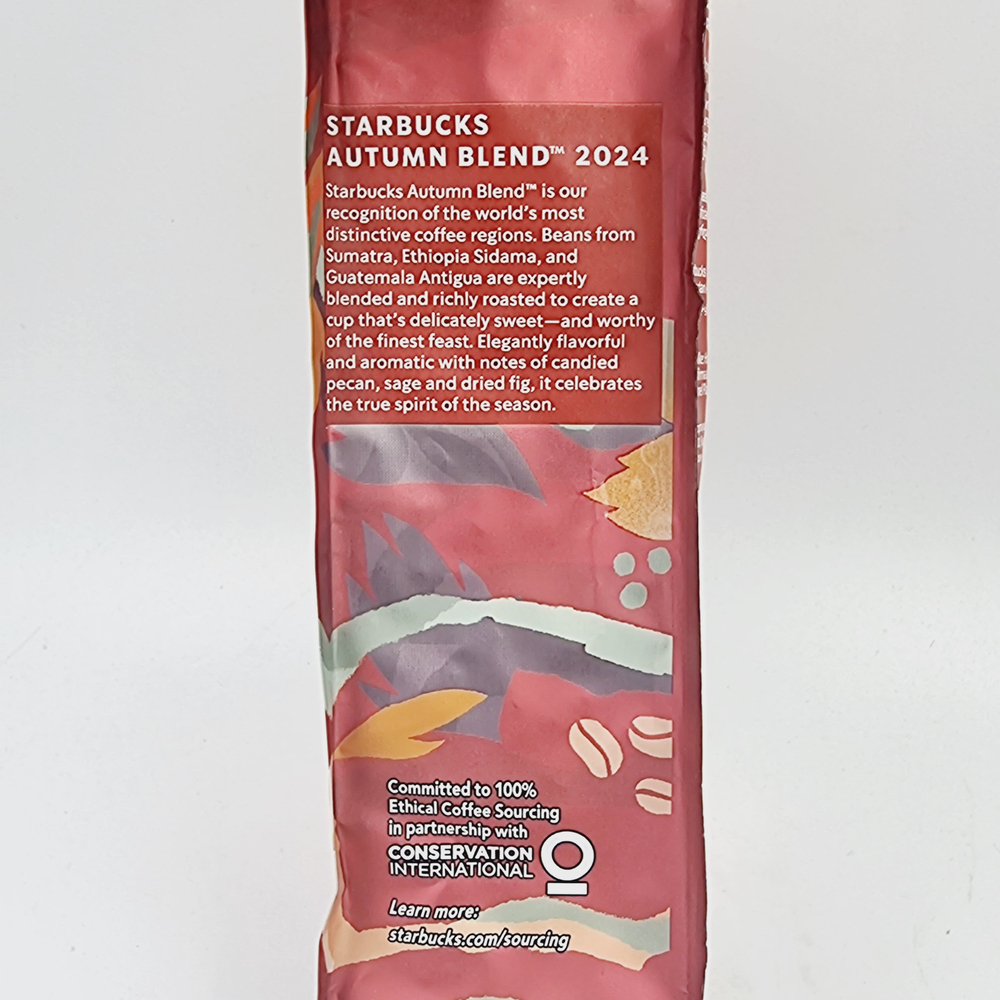 Starbucks кофе Autumn Blend 100% арабика зерно 250 г (Швейцария)