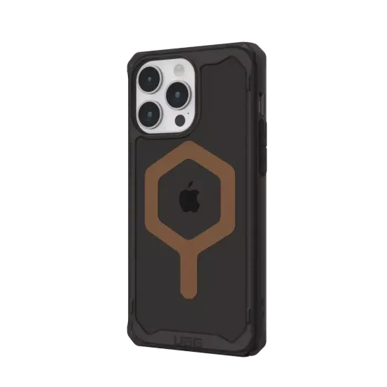 Чехол с поддержкой MAGSAFE Uag Plyo для iPhone 15 Pro MAX 6.7", цвет черный/бронза (Black/Bronze)