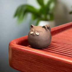 Фигурка Котик Костанайский, глина, 5 см