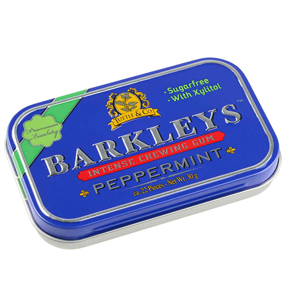 Жевательная резинка Barkleys Intense Chewing Gum Peppermint с ксилитом, 30 г (из Эстонии)