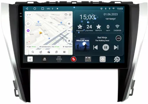 Магнитола для Toyota Camry 2014-2018 - RedPower 231 Android 10, Быстрая, QLED+2K, CarPlay, SIM-слот