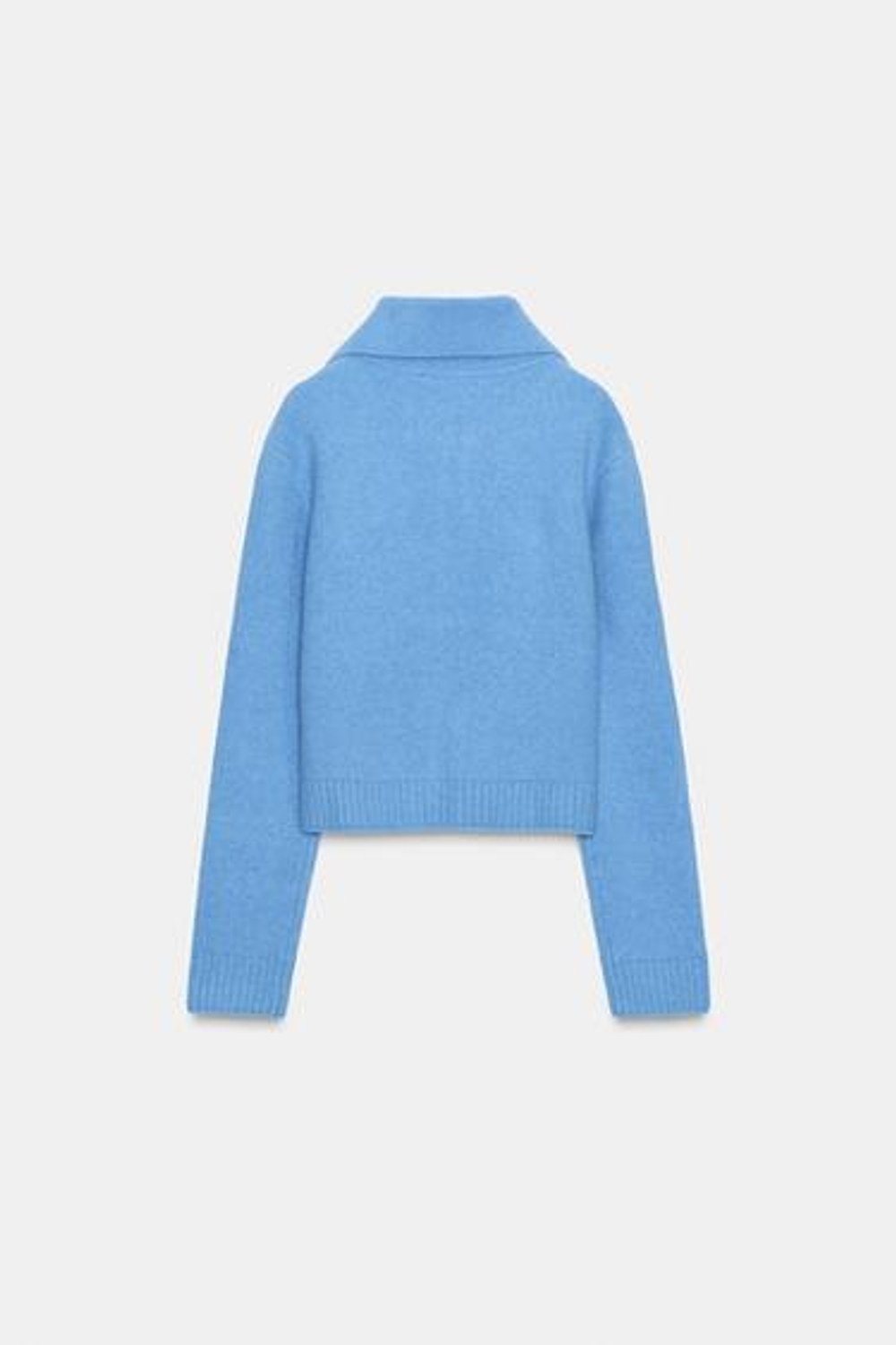 Вязаный кардиган на молнии - ZARA