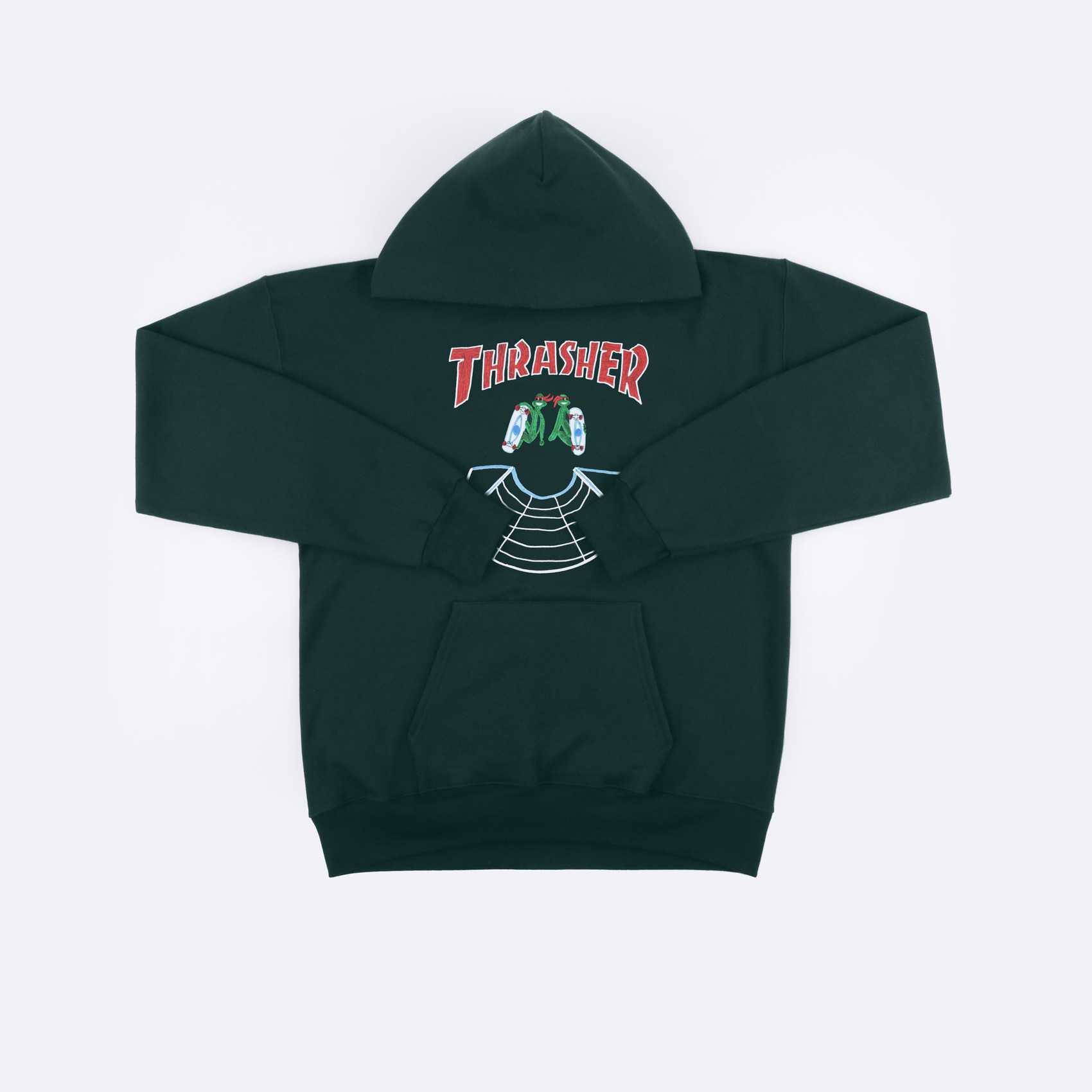 Худи Thrasher Doubles Hood (forest green) артикул: - купить в магазине Дайс