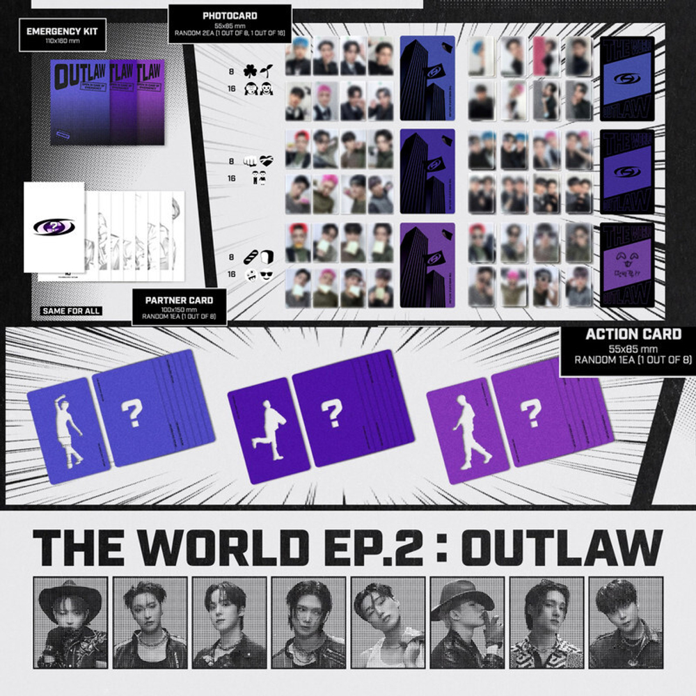 Альбом Ateez The World Ep.2: OUTLAW