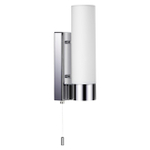 2660/1W DROPS ODL14 509 хром/белый Настенный светильник с выкл IP44 E27 40W 220V TINGO