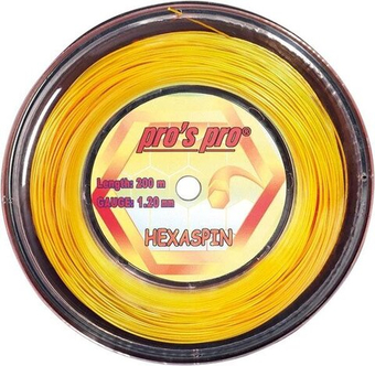 Теннисные струны Pro's Pro Hexaspin (200 m) - Золотой