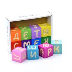 Кубики "Веселая Азбука"