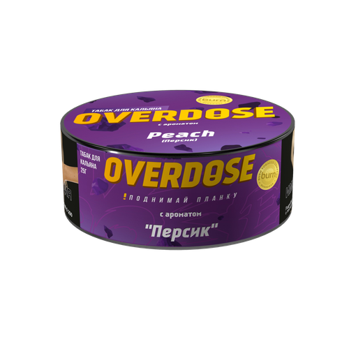 М. Табак для кальяна Overdose Персик, 25 гр