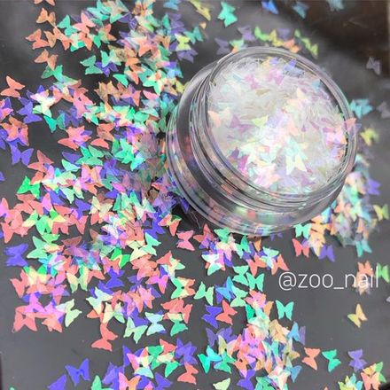 Zoo nail Камифубуки 1233 бабочки, 1г
