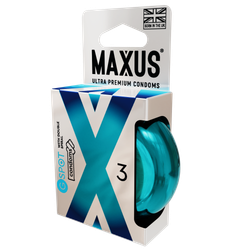 Презервативы MAXUS G spot, двойная спираль, 3 шт