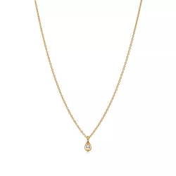 Подвеска из жёлтого золота 18k c бриллиантом 0.07ct,Tiffany 💠 Yard