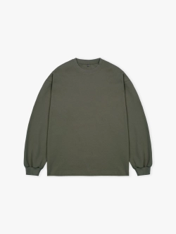 Лонгслив оверсайз (хаки) 230 г