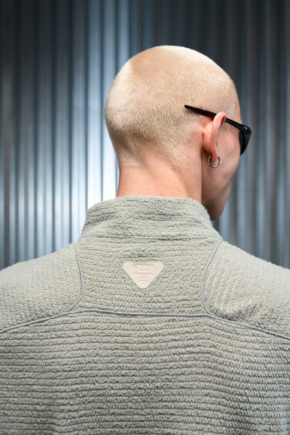 Лонгслив Nothomme Blue P-down Lightweight Half-zip Longsleeve "Usnea Green"