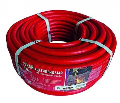 Рукав ацетиленовый d=9 мм GCE KRASS PREMIUM (красный)